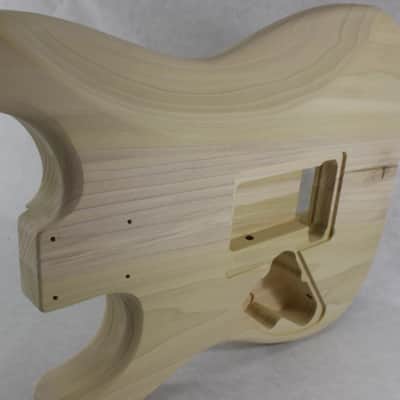 Unfinished Poplar HSH guitar body - fits Fender Strat Stratocaster neck Floyd Rose J896 image 8