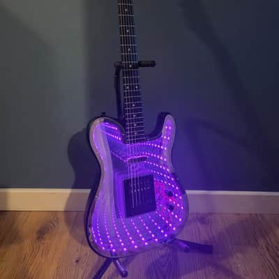 Harley Benton TE-20HH SBK Standard Series Infinity Mirror Electric Guitar image 12