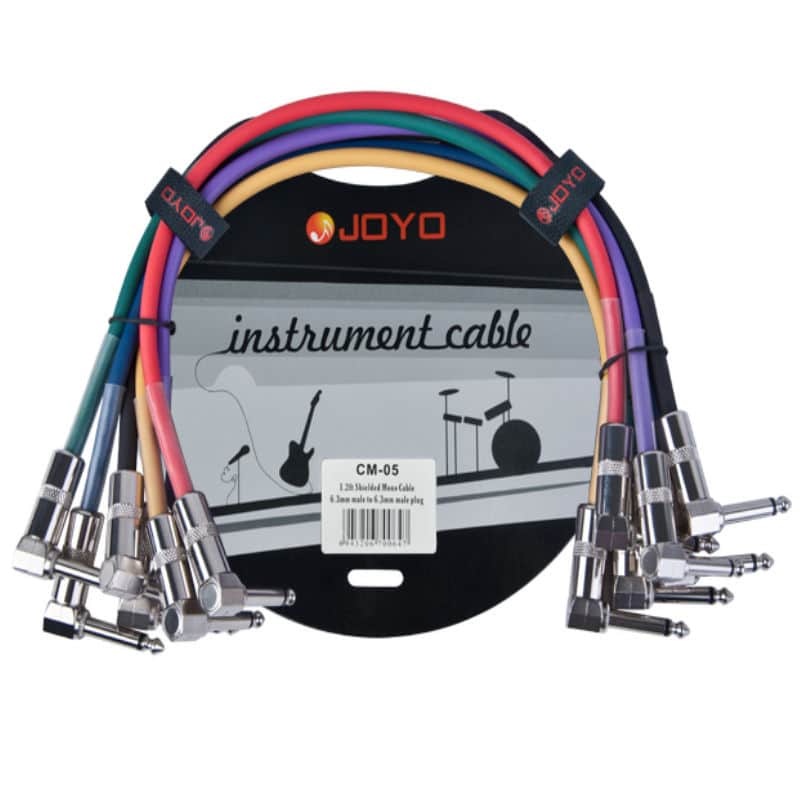 Joyo CM-05 Guitar Patch Cables - 1.2' (6-Pack) image 1