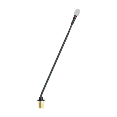 Shure MX415R/N 15" Shock-Mounted Gooseneck, No Capsule, with LED ring, includes surface mount preamplifier image 1