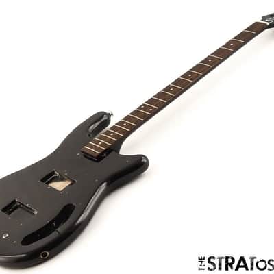 Epiphone Embassy Bass Double Cut BODY & NECK Mahogany Bass Graphite Black image 1