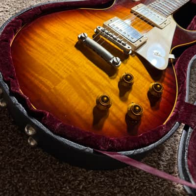 Gibson 2002 Custom Shop Historic Collection '58 Les Paul Standard Flame Top Reissue - Heritage Darkburst image 15