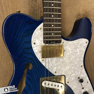 Levinson Blade Delta T2 Thinline Telecaster Ocean Blue MIJ image 3
