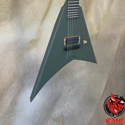 Jackson USA Custom Shop Special Edition RR 1T Rhoads Army Drab Green Guitar image 3