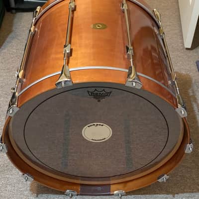 RARE Vintage Noble & Cooley Star Series 22 x 18" Bass Drum in Honey Amber Gloss image 7