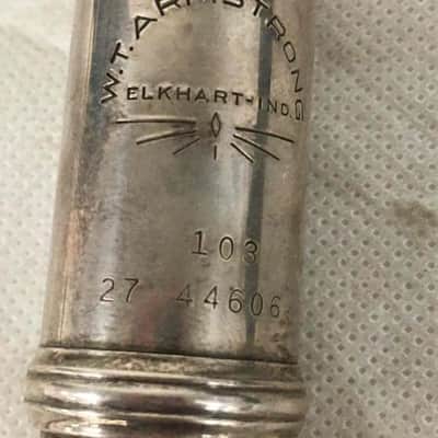 Armstrong 103 Student Model Open-Hole Flute, USA image 2