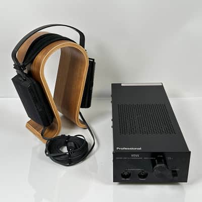 Stax Lambda Pro Electrostatic Headphones Earspeakers w/ SRM-1/MK2 Interface