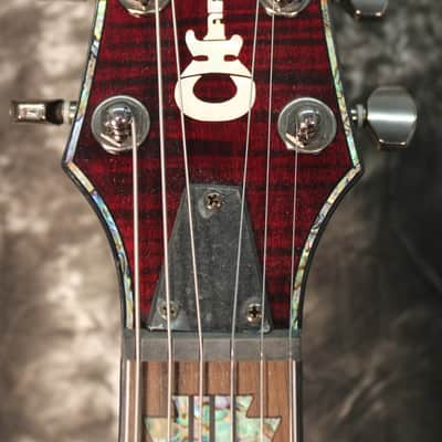 2012 Charvel Desolation DC-1ST Transparent Red Electric Guitar image 3