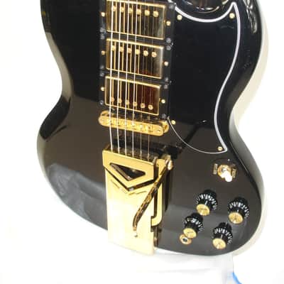 2014 Gibson SGS3 with Sideways Vibrola LTD Electric Guitar, Ebony w/ Case image 5