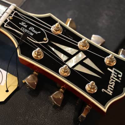 2010 Gibson Custom Shop Les Paul Custom Single-Cut Electric Guitar Wine Red + COA OHSC image 13