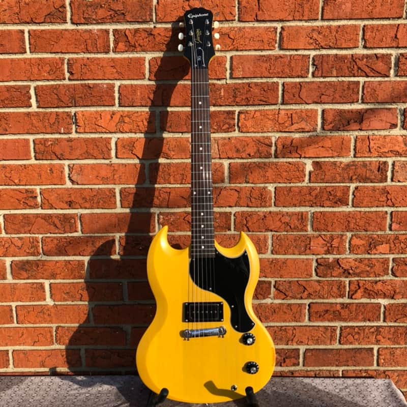 Epiphone SG Junior 2012 TV Yellow | Reverb