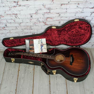 Taylor - (2025) 324ce - Acoustic-Electric Guitar - Mahogany/Mahogany - Shaded Edge Burst Top - w/ Hardshell Case - x5074 image 12