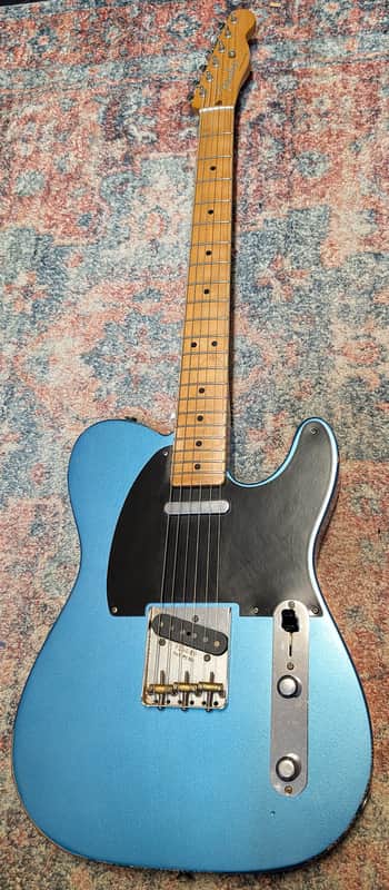 2021 Fender Vintera 50's Road Worn Telecaster Lake Placid Blue