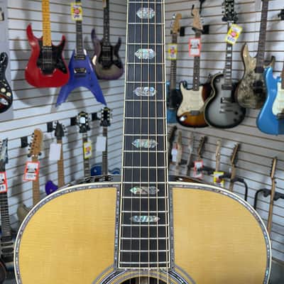 Martin OM-45 Left Handed Acoustic Guitar - Natural w/OHSC & PLEK*D #079 image 7