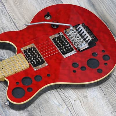 Tone King! Ernie Ball Music Man Axis 2010 Trans Red + OHSC image 4