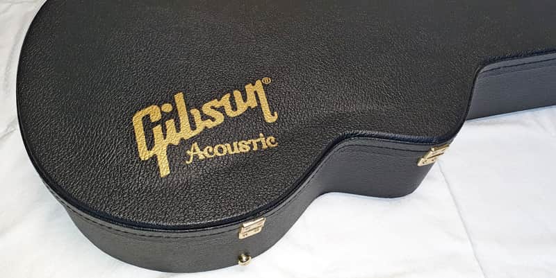 Gibson SJ 200 Case Gitarrenkoffer Old Stock Plüsch SCHWARZ image 1