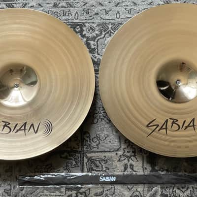 Mint Sabian 18” AA Viennese Concert Cymbals Brilliant - Pair w/straps image 2
