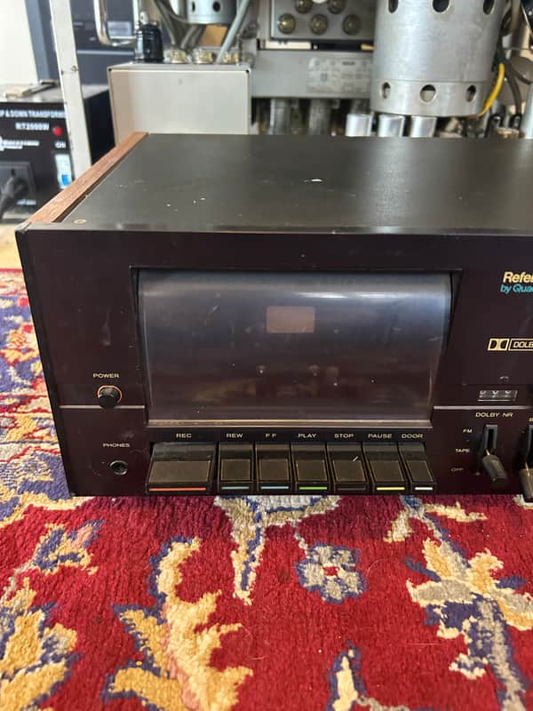 Quadraflex Reference 712D Stereo Cassette Deck Vintage - W/ Wood