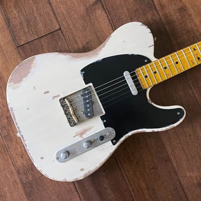 Nash Guitars Model T-52 Aged Mary Kay White Nitro Maple Neck VSN126 image 1