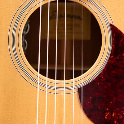 Eastman E1OMCE-DLX OM Acoustic/Electric Guitar with Gig Bag image 10