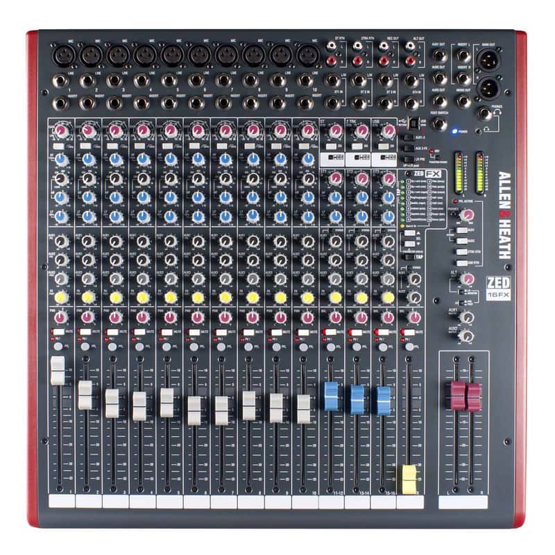 Allen & Heath ZED-16FX Multipurpose USB Mixer with FX image 1