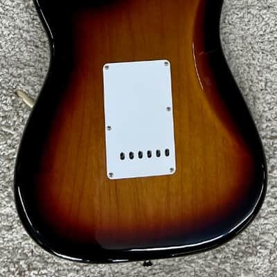 Fender Jimi Hendrix Stratocaster Guitar, Maple Fingerboard, 3-Color Sunburst image 2