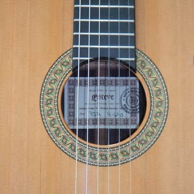 Esteve 7SR 640 short scale classical guitar/all solid wood/cedar top image 6