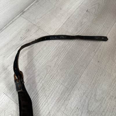 Gretsch Vintage Leather Guitar Strap - Black image 16
