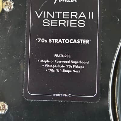 Fender Vintera II '70s Stratocaster with Maple Fretboard 3-Color Sunburst #MX23039418 7lbs 2.9oz image 13