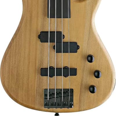 Stagg BC300FL-NS Fusion Solid Alder Body Fretless 4-String Electric Bass Guitar image 3