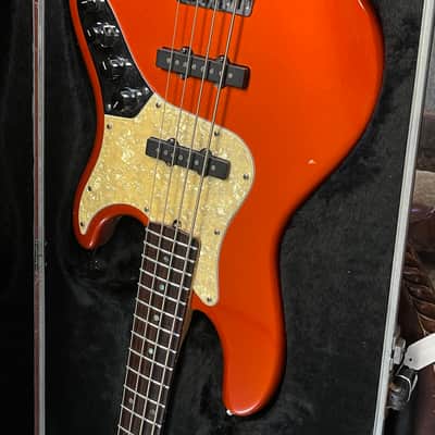 Fender Jazz Bass Deluxe 2005 - Candy Tangerine image 2