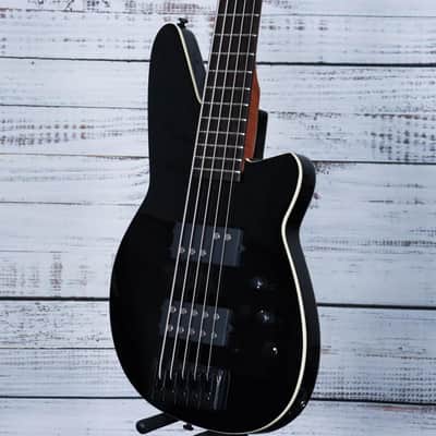 Reverend Mercalli 5 Bass Guitar | Blackout image 5