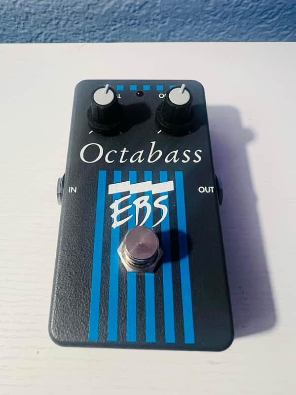 EBS Octabass -Blue Label - RARE Original Vintage VERSION 1, Mid - 90’s - Dark Gray, For Bass and Guitar image 1