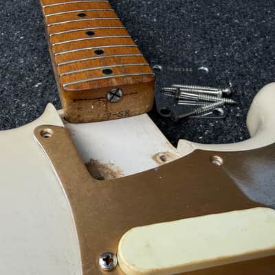 1958 Fender Duo-Sonic Desert Sand Original Vintage Finish Pickups+Pots with Case image 17