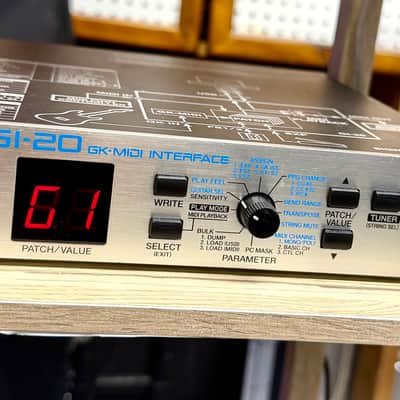 Roland GI-20 GK 13 pin to midi interface