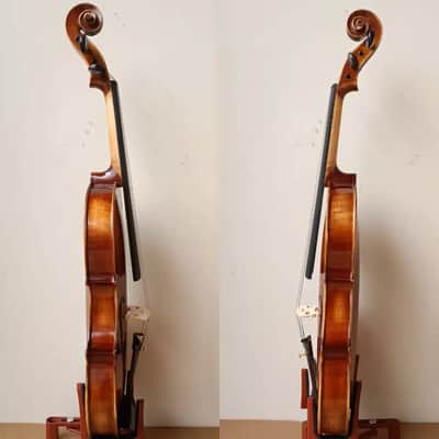 Beautiful Hand-Made 4/4 Full-Size Violin | Aged Maple & Spruce Top with Bow & Case – Perfect for Home, School, and Orchestra image 5