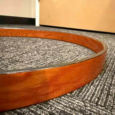 Yamaha Oak Custom 22" Bass Drum Hoop Pair in York Honey Amber (Rm 4) image 5