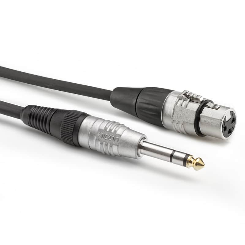 Sommer Cable HBP-XF6S-0060 XLR-Jack Cable 600mm (Black) - Audio Cable image 1