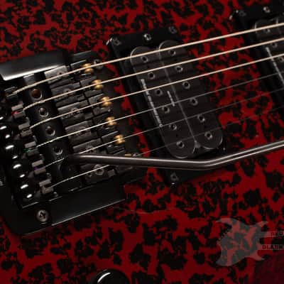 B.C. Rich Stranger Things Limited Edition Eddie's NJ Warlock USA Custom Shop Red Crackle #1 of 100 image 9