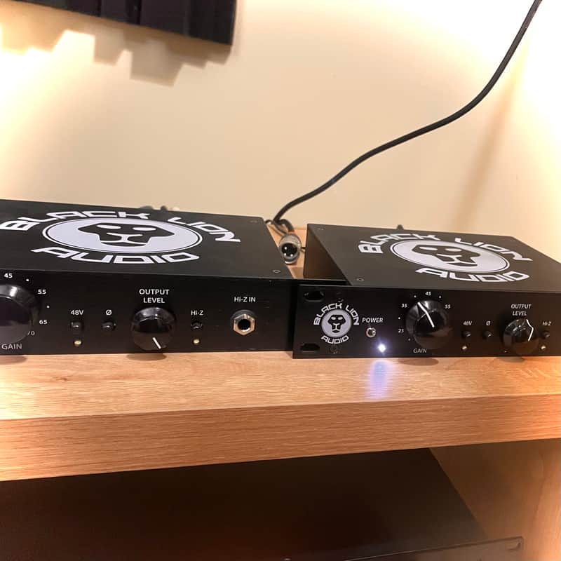 Black Lion Audio B173 MKII Microphone Preamp 2020 - Black image 1