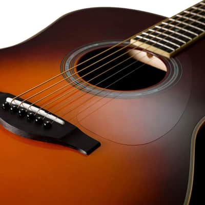 Yamaha Brown Sunburst Ll Transacoustic Guitar image 5