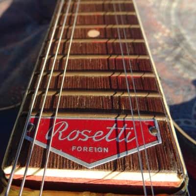 ROSETTI   SUPER SOLID 7 1960 Red Burst image 12