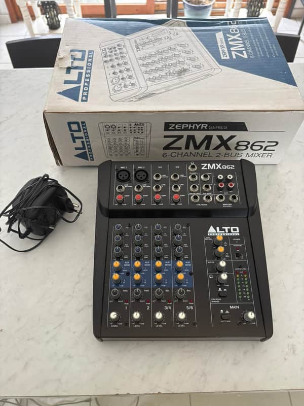 Alto Professional Zephyr ZMX862 6-Channel Compact Mixer | Reverb