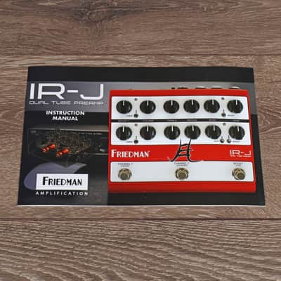 Friedman IR-J Jake E. Lee Signature Dual Tube Preamp 2025 - Red / White image 7