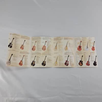 1998 Gretsch Guitars Brochure Catalog Poster 1990s image 3
