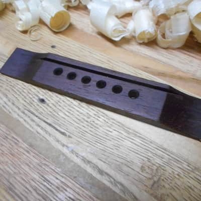 Martin Style Brazilian Rosewood Straight Bridge image 2