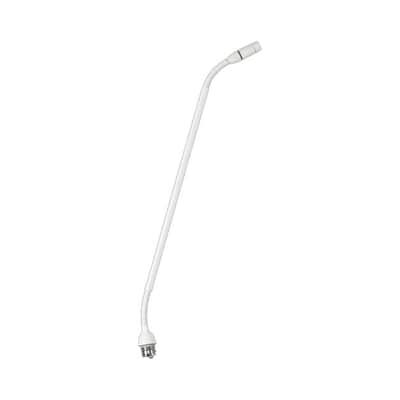 Shure MX415WRLPDF/N 15" Dualflex Modular Gooseneck Microphone with Light Ring Status Indicator, No Preamp, White image 1