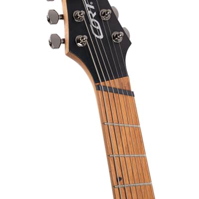 Cort KX Series Multi-Scale 7-String Electric Guitar - Open Pore Black image 3