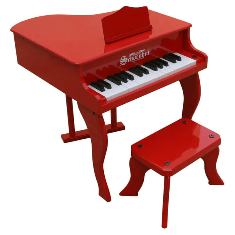 Schoenhut 30 key Fancy Baby Grand Red for Kids Childrens Instrument image 1