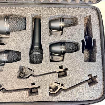 Shure PGADRUMKIT5 5-Piece Drum Microphone Kit w/ Case – No XLR Cables 2015-Present image 3